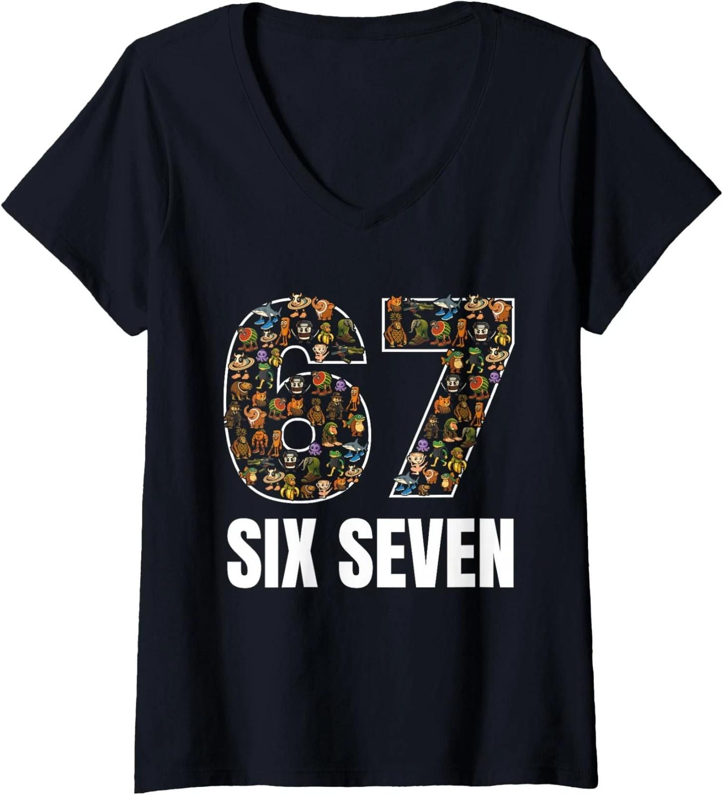 Days Later 67th Day of School 67 Meme Teacher Ladies  Crewneck T-Shirt 4XL