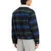 Levis Plaid British Style Faux Shearling Jacket Men Jackets Blue A4882-0005
