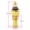 ZMFJH 0~120℃ 52MM Water Temperature Gauge with Sensor 10.2MM Universal Car Boat Yacht Water Temp Meter Indicator 7 Color Light