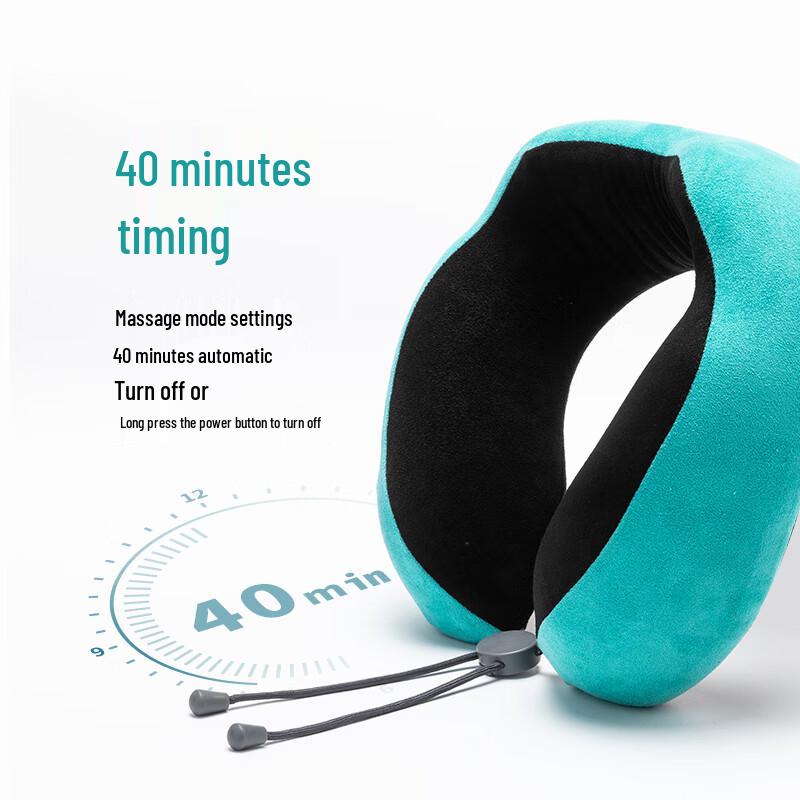 Jiancheng Portable U-shaped Neck Massage Pillow CN Plug (adapter Included)