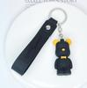 "3D Soft Bear Keychain Pendant - Cute and Trendy Accessory for Bags and Car Keys"