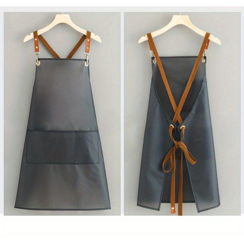 Stylish & Durable All-in-one Apron - Resistant, Transparent with Adjustable Straps, Ideal for Hairdressers, Barbers, Housewives & Chefs