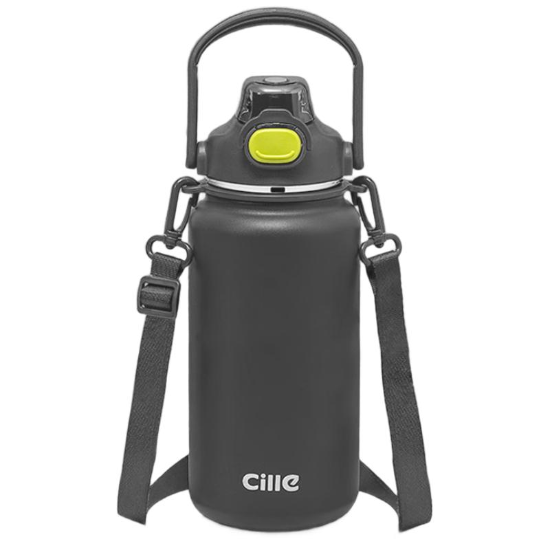 Cille Large Capacity 316 Stainless Steel Dual-Drink Insulated Bottle