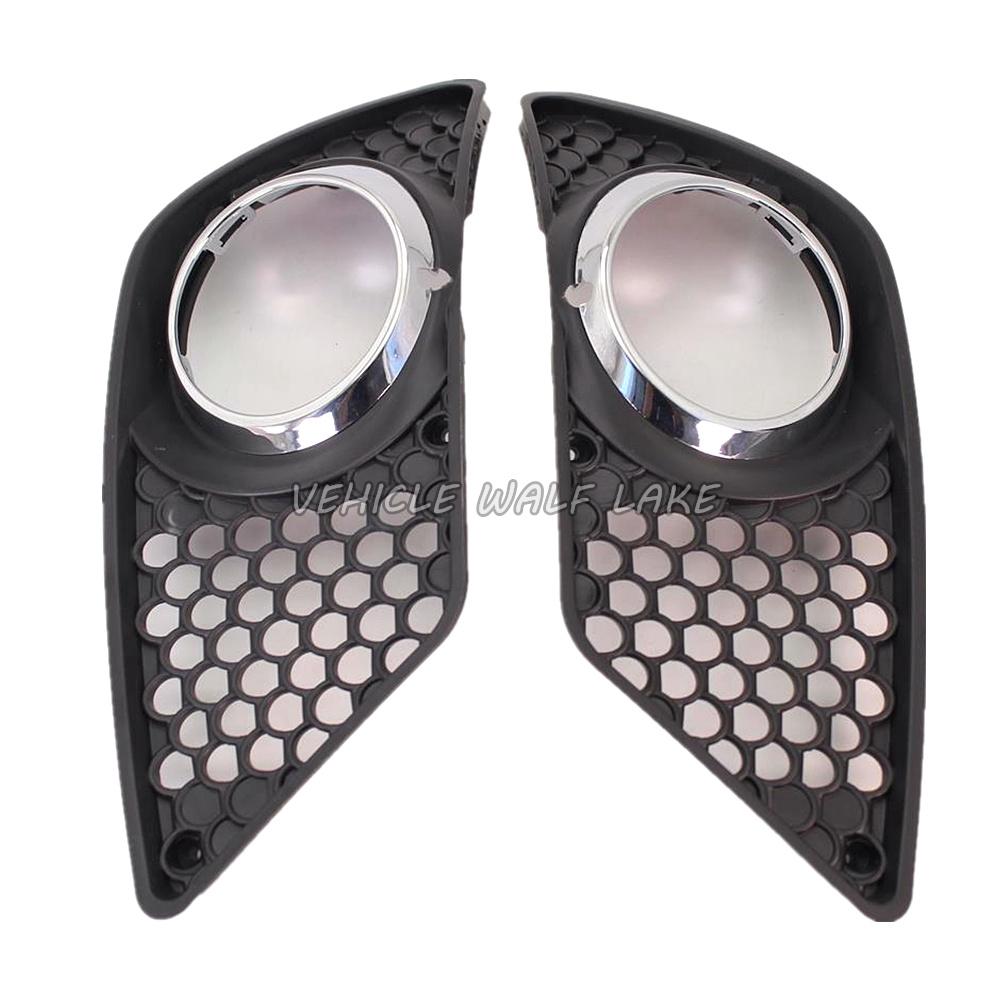 For Mercedes Benz C Class W204 AMG 2008 2009 2010 Car-Stying Front Fog Lamp Light With Bulbs + Grille Cover