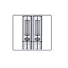 Dispenser Sapone a Muro 1/2/3 Teste Casa Pressa Manuale Igienizzante Mani Shampoo Bagnoschiuma Dispenser Accessori Bagno