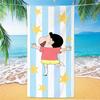 Extra Large Kids Quick Dry Bath Towel Cartoon Character Digital Print Double Sided Flannel Microfiber Beach Towel