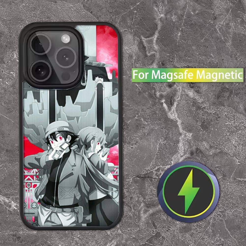 Anime Mirai Nikki Phone Case For iPhone 17,16,15,14,13,12,11,Pro,Max,Plus,Mini,SE Magsafe Magnetic Wireless Charging