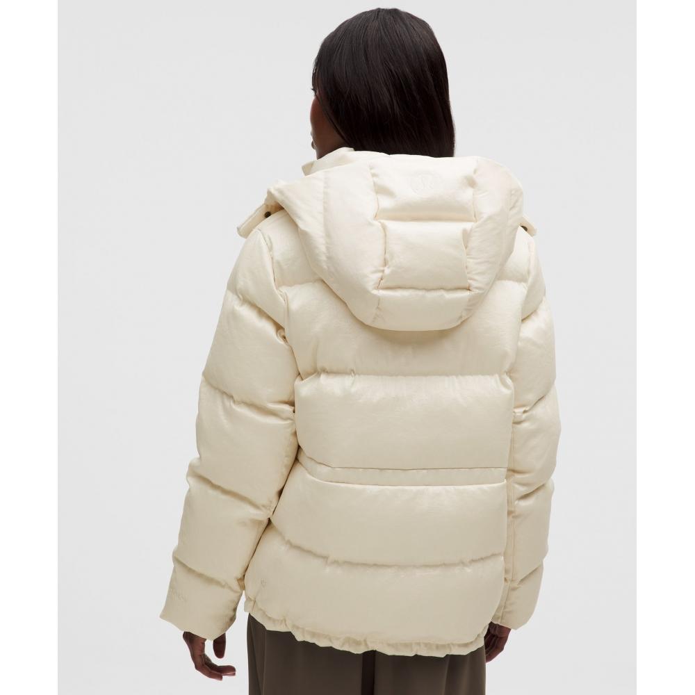 Lululemon Wunder Puff 600 Down Fill Jacket  Shine Light Ivory