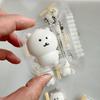 Squishy Toy Cute Tiny Bear Stress Ball Keychain Anti-stress Fidget Toy Self Deprecating Bear Pendant Squeeze Toy