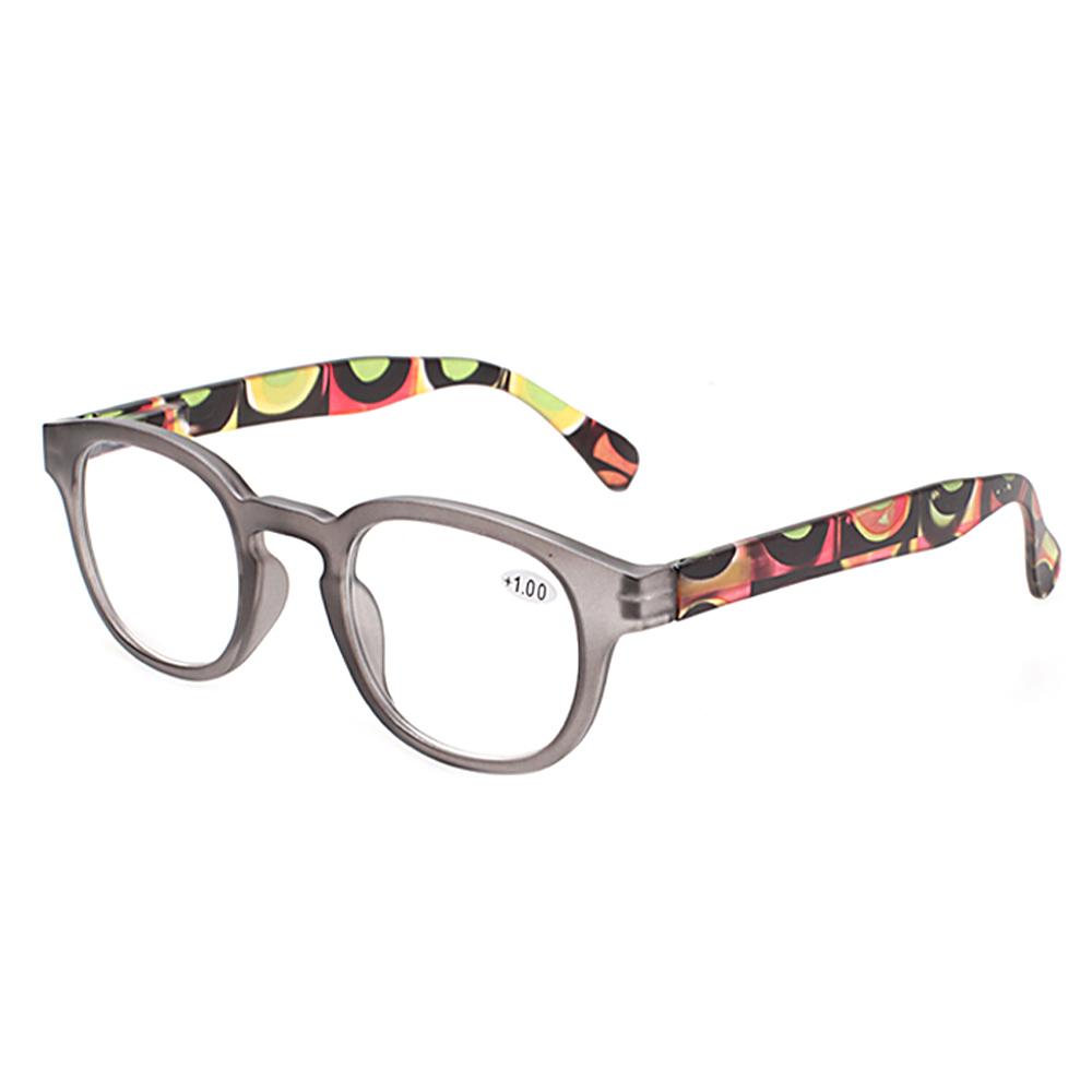 

Turezing Reading Glasses Spring Hinge Men s and Women s Retro Printing Decorative Eyeglasses Presbyopia Optical Eyewear 0~600 1.5