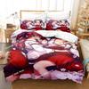 3D Classroom of the Elite Bedding Set Printed Bed Set With Pillowcase Bed Duvet Cover Soft Single Double Queen Super King Size