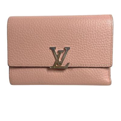 M62156 Portefeuille Capsine Compact Wallet LV Logo Trifold Wallet