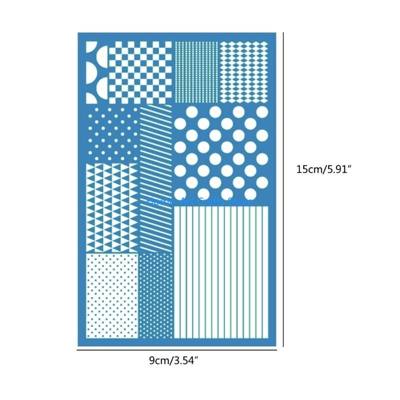 Y3NA Dot Silk Screen Stencils for Clay DIY Printing on Clay and Other Jewelry