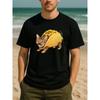 European Size Taco Cat Dog Litter Box Cleaner Foodie Fun Seasonal Comfort T-Shirt, Simple and Fashionable for Men, Suitable for Outdoor Sports