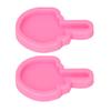 2 Pcs Fondant Molds Easy Cleaning DIY Making Food Grade Silicone Soft Elastic Chocolate Molds for