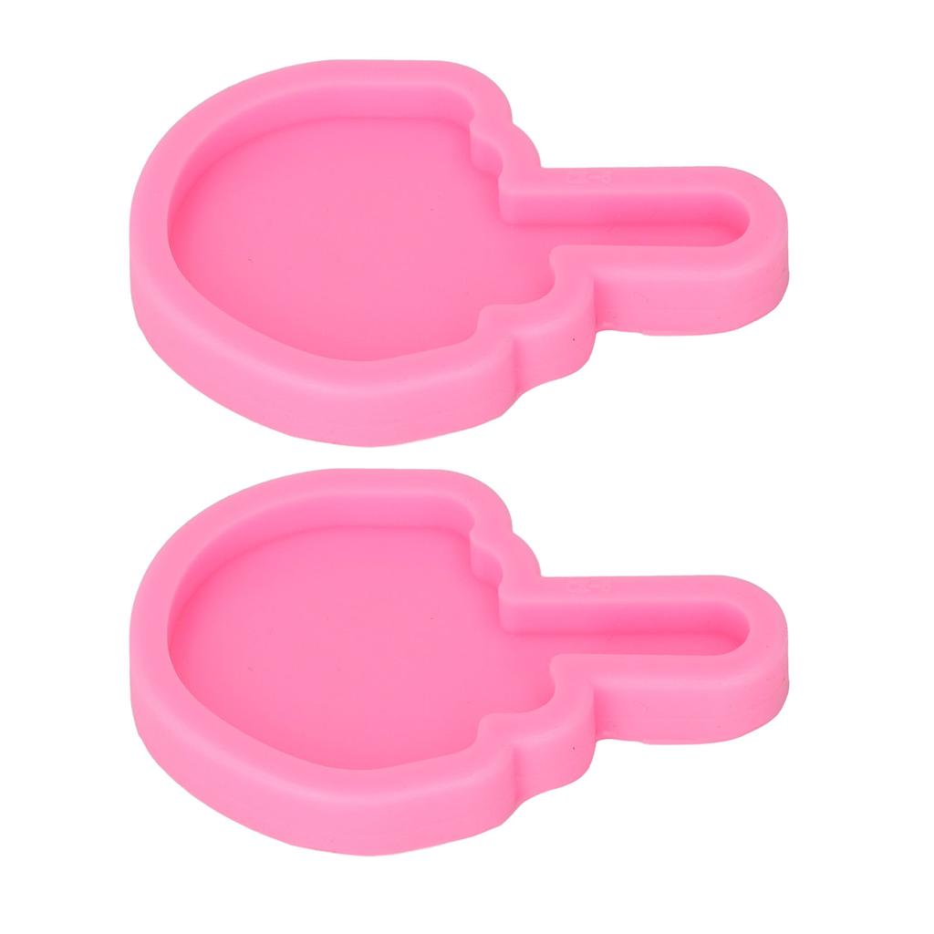 2 Pcs Fondant Molds Easy Cleaning DIY Making Food Grade Silicone Soft Elastic Chocolate Molds for