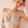 Wire-free Bunny Ear Women's Thin Cup Bra Breathable and Sexy Underwear
