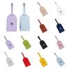 Airplane Suitcase Tag Baggage Name Tags Colorful Information Card Portable PU Luggage Tag  Men