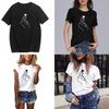 Stylish Heart Print T-shirt For Women Featuring Soft Comfortable Fabric And Casual Design