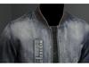 Men's Trendy Retro Stand-up Collar Denim Jacket - Spring & Autumn European Motorcycle Style