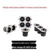 Double-Head Recessed Anti-Glare Square Spotlight with Deep Cup for Living Rooms