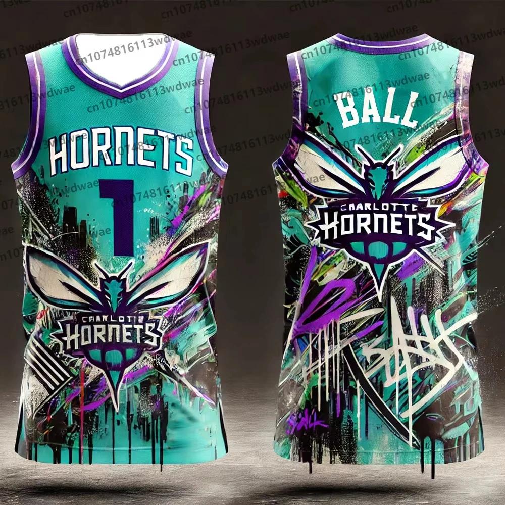 LANSE Basketball Jersey Sports Fitness Vest 3D Customized Men's Vest Casual, Comfortable and Loose