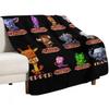 People Call Me Zooba Battle Arena Royale Characters N 02 Zoo Gift For Fans Throw Blanket Soft Plaid Retros Blankets