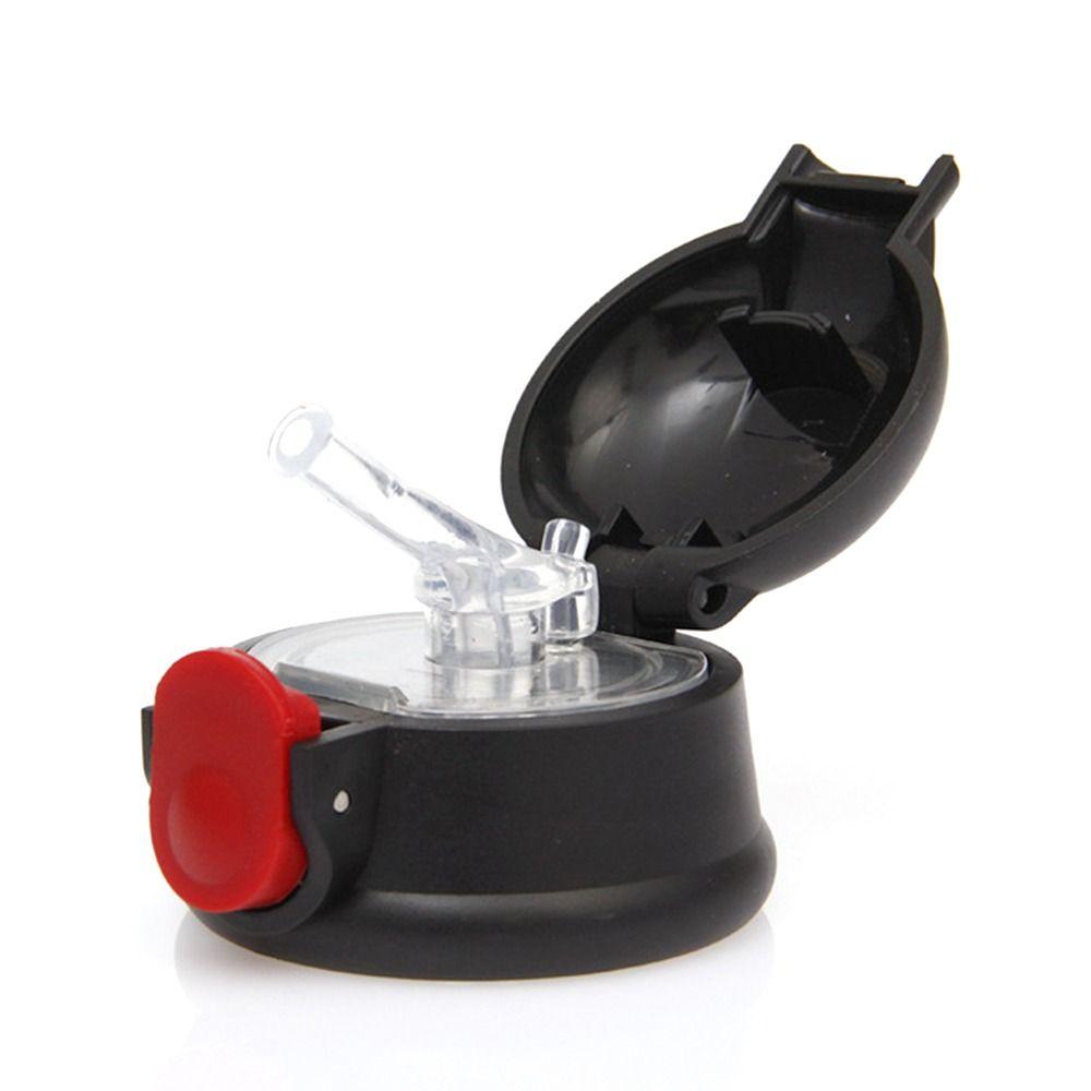 2pcs Reusable Thermos with Straw Children Cup Lid Silicone Tumbler Lids Mug Cover Water Bottle
