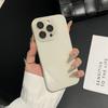 Korean Style High-End Simple Solid Color Glass Case Compatible with iPhone 16 Pro Max Apple 17 Phone Case 14/15