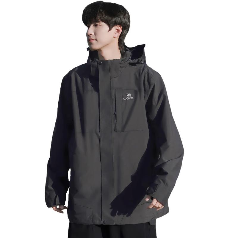 CAMEL Unisex 3-in-1 Waterproof Fleece-Lined Outdoor Jacket