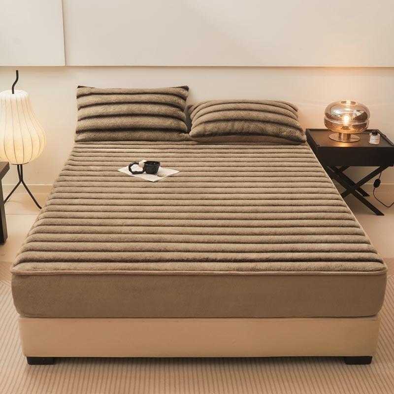 

Трансграничный специальный для зимы утолщенный матрас из кроличьего флиса молочный флис высокая плотность покрывало для дома общежития теплый односпальный двуспальный 150 * 200Cm (single piece mattress)