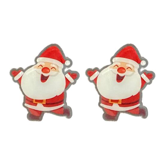 Christmas Cabinet Knob Cover Cute Santa Claus/Christmas Tree/Snowman Stretch Over Hardware Decoration for Kitchen Bathroom Dresser Wardrobe Decor