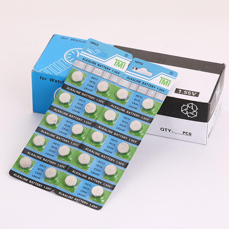 AG13 TMI 357 LR44 Button Cell Battery for Electronic Devices and Night Lights