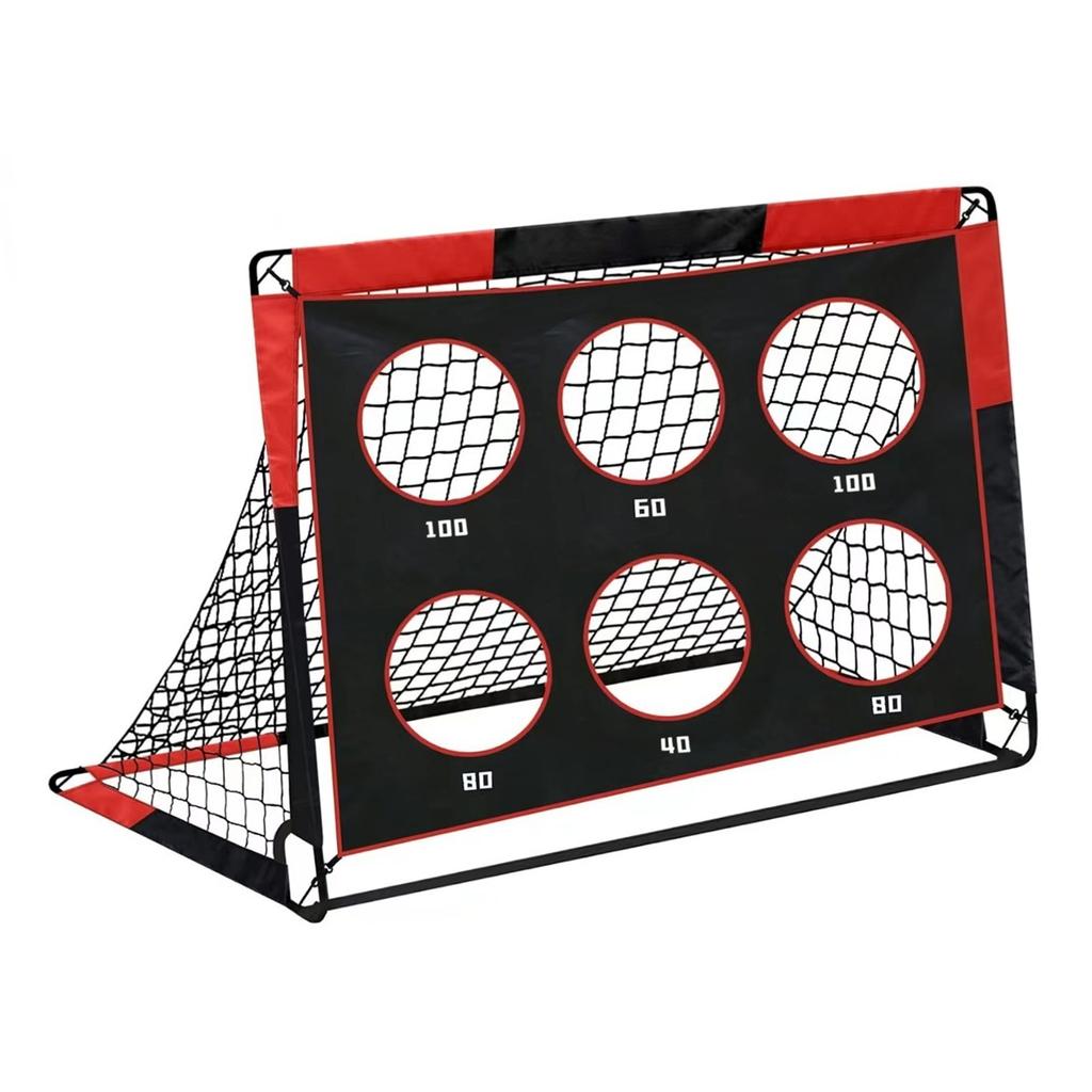 Portable Soccer Goal for Kids 2 in 1 Design Outdoor Training 450D Oxford Fabric Foldable Football Ne