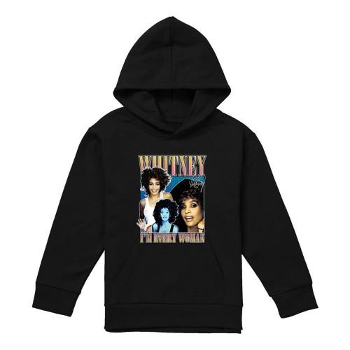 Whitney Houston Childrens/Kids Every Woman Pullover Hoodie