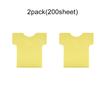 Shaped Sticky Notes Set 200sheets Fun Design Sticky Notes Reusable Self-Adhesive Note Paper Classroom Decoration Stickers TMZ