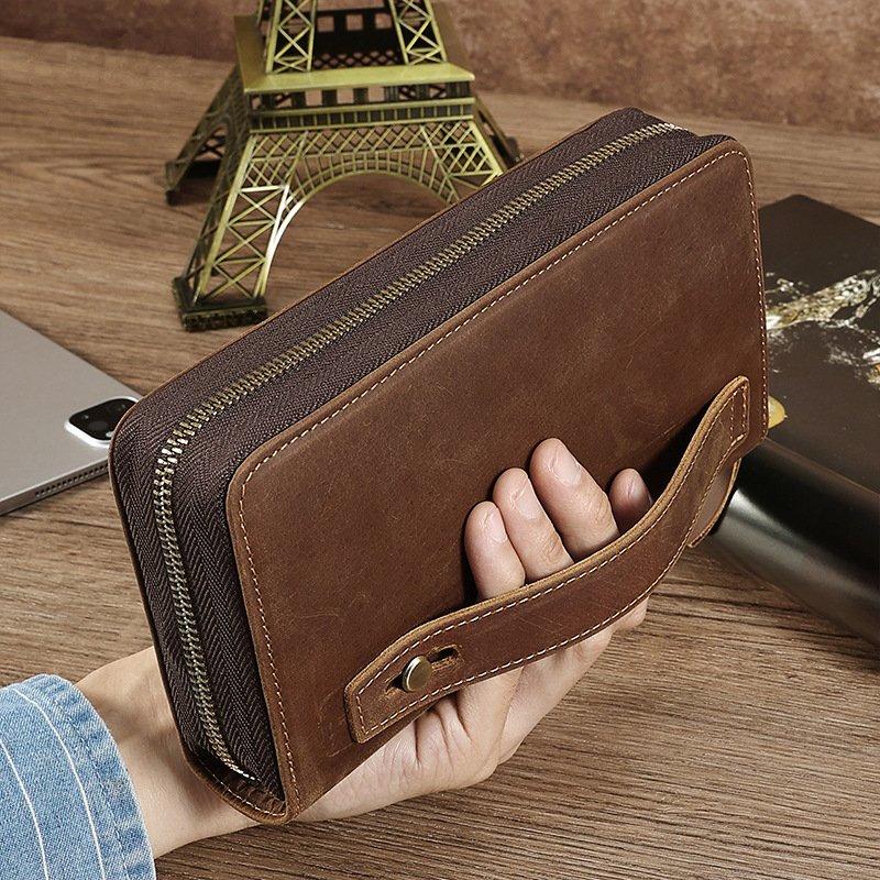 Men's Leather Clutch Wallet