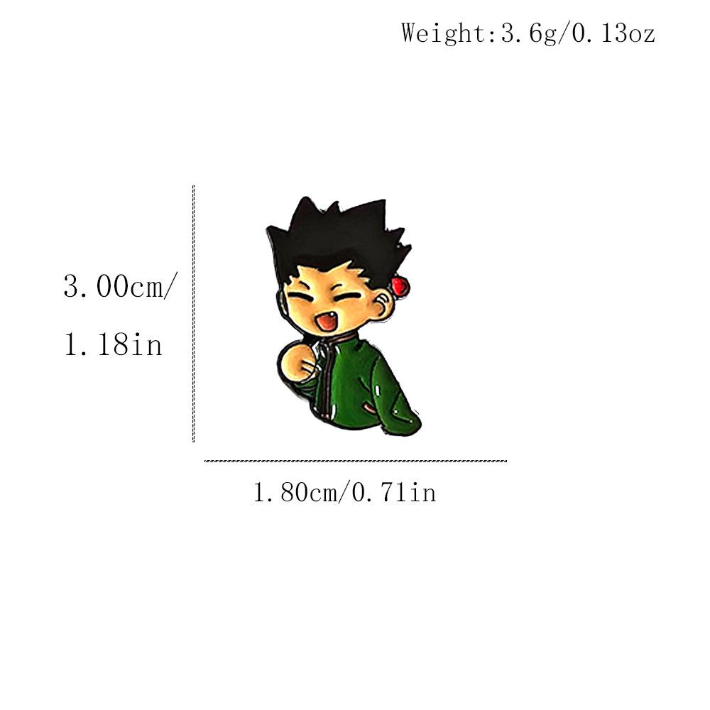 Anime Hunter x Hunter Gon & Killua Enamel Brooch Badge
