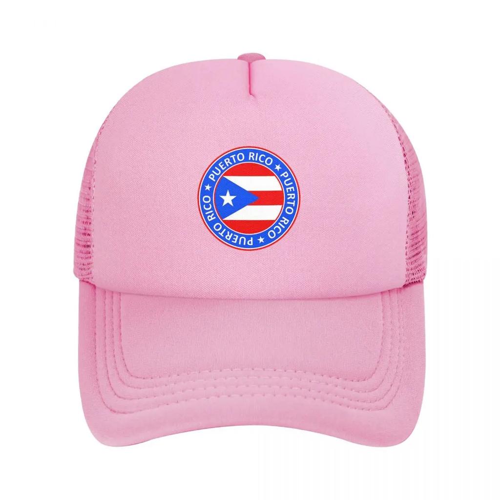 Puerto Rico Mesh Baseball Caps Snapback Fashion Baseball Hats Breathable Casual Casquette Outdoor Unisex