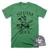 Shamrock Leprechaun Rock Music T-Shirt