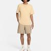 Nike Sportswear Premium Essentials Solid Color Logo Crew Neck T-Shirt Men Tops Sesame-Brown DO7393-252