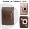 Rieibi PU Leather Protective Camera Case for Instax Mini LiPlay Instant Camera Case for Instax mini Liplay with Adjustable Strap -