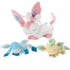 New Sleeping Plush Toy Eevee Evolution Glaceon Leafeon Sylveon Plushies Doll Gifts