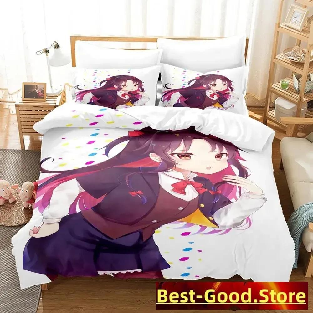 The Ryuo'S Work Is Never Done! Bedding Set Single Twin Full Queen King Size Bed Set Adult Kid Bedroom Duvetcover Sets Anime