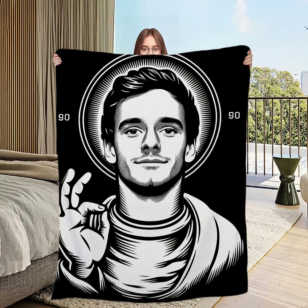 Charles Leclerc God Art Blanket Soft And Comfortable Nap Blanket Suitable For Room Office Bedroom Warm Birthday Home Kid Gift