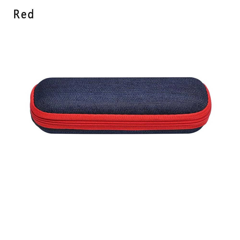 Vintage Sunglasses Box Glasses Fashion Pattern Eyewear Box Zipper Closure Simple Style Portable EVA Glasses Protective Box