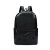 Punk Style Backpack Stone Large Capacity Commute Travel Fits 15.6in Laptop