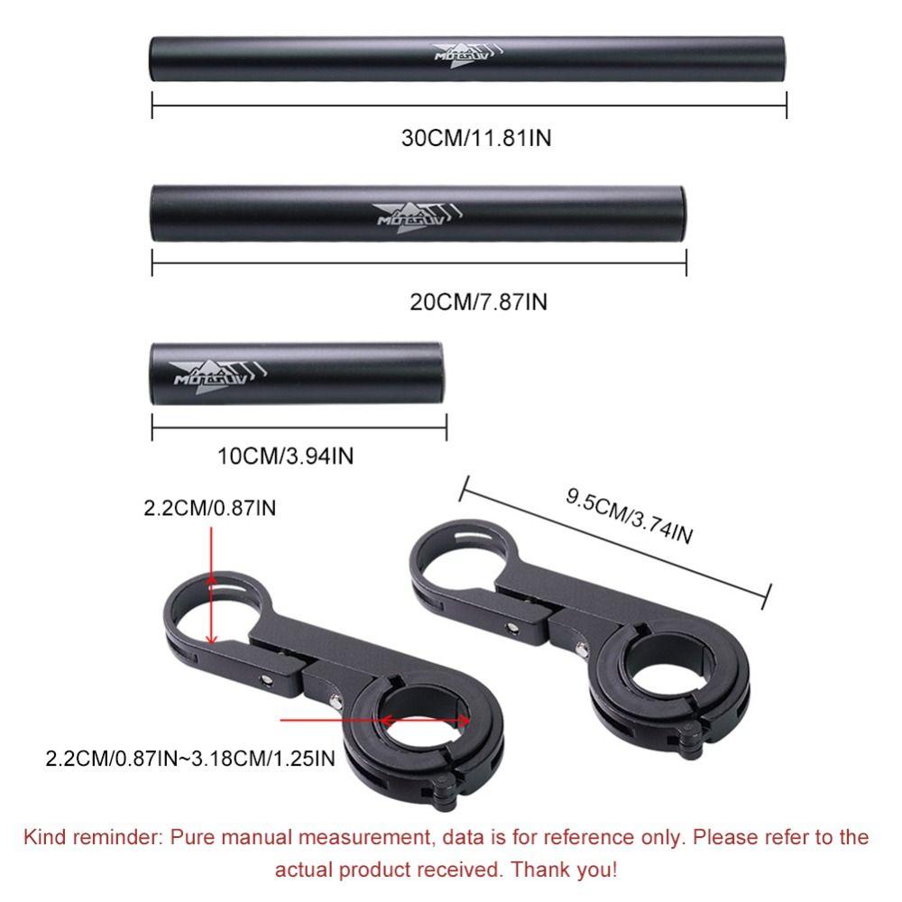 Aluminum Alloy Handlebar Extension Bracket 10/20/30cm Lamp Support Rack  Mountain Road Bike