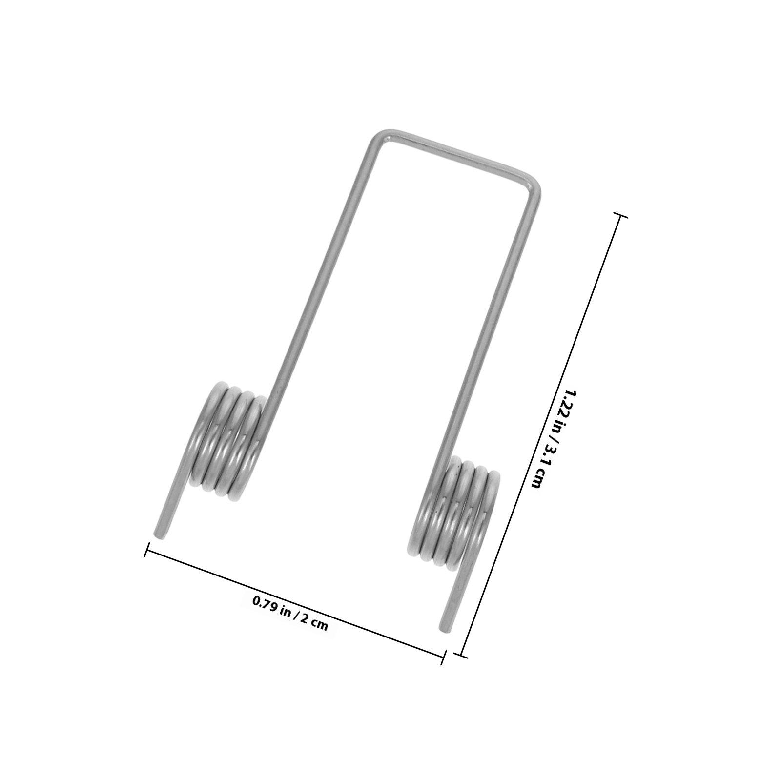 

2Pcs Can Lid Torsional Spring Stainless Steel Spring for Garbage Can Repair Strong Reusable Springs for Bucket Lid Functionality