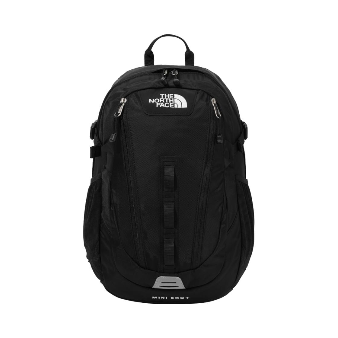 The North Face Men's Black 18L Shot Logo Casual Sports Backpack Outdoor Bag Unisex Backpack Nm2dp02a